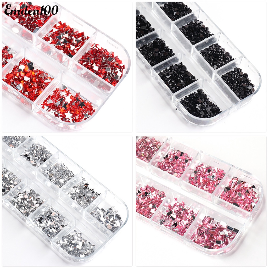 Đá Đính Trang Trí Móng Tay Nhiều Hình Dạng Cho Nữ