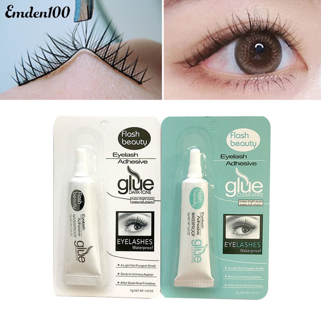 Keo Dán Lông Mi Giả Emden 7g Màu Trắng Đen Đa Năng An Toàn