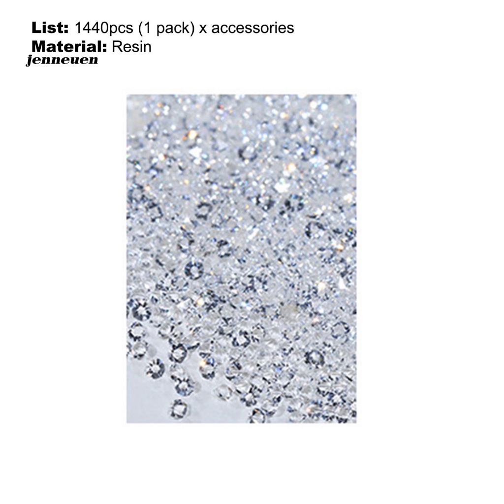 Set 1440 Hạt Đá Đính Trang Trí Móng Tay DIY Charms