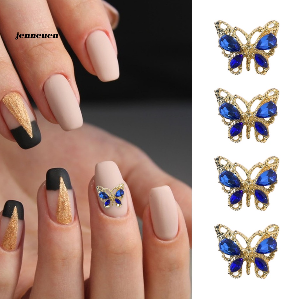 Set 10 Nhãn Dán Trang Trí Móng Tay Nghệ Thuật Ba Chiều Charms