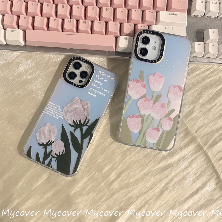 Ốp Điện Thoại Silicon Mềm Họa Tiết Hoa Màu Gradient Cho iPhone 14 13 12 11 Pro Max X XR Xs Max 6 7 8 Plus