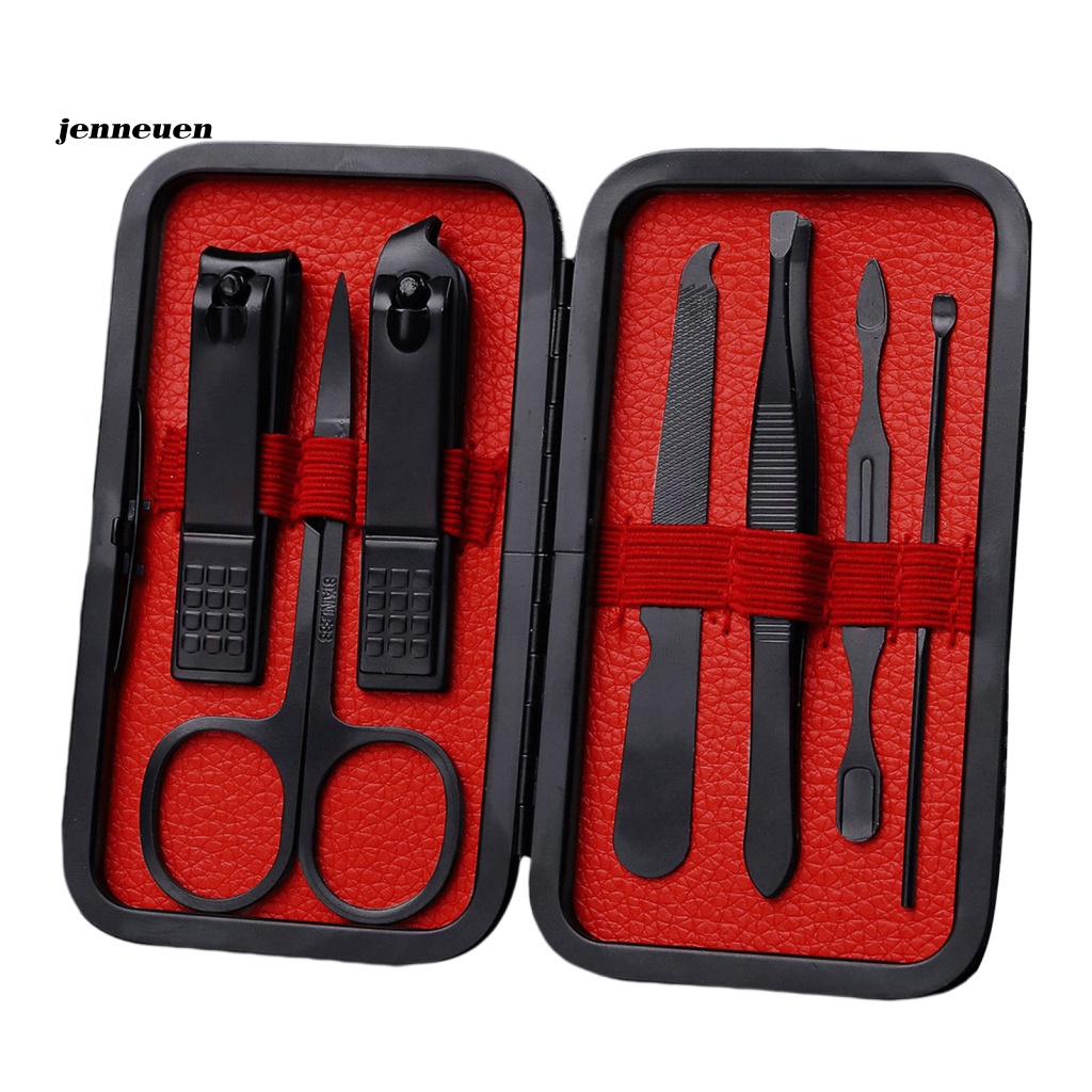 Bộ 7 Dụng Cụ Làm Móng Bằng Thép Không Gỉ Thân Thiện Với Môi Trường