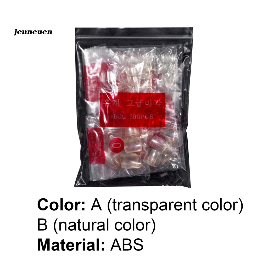 Bộ 600 Móng Chân Giả Bằng ABS Trang Trí Làm Đẹp Cho Nữ