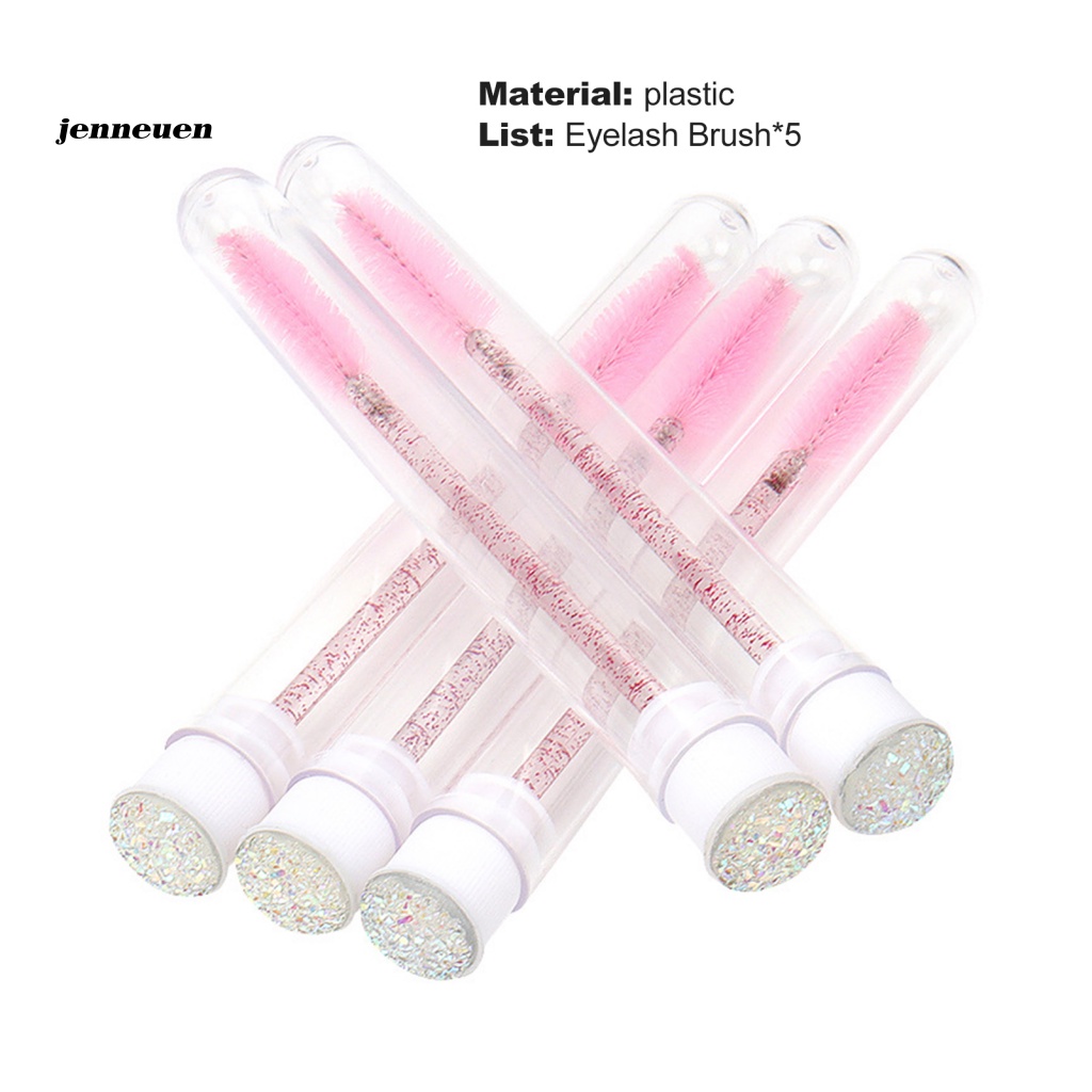 Set 5 Cọ Chuốt Mi Sử Dụng Một Lần Màu Sắc Tươi Sáng