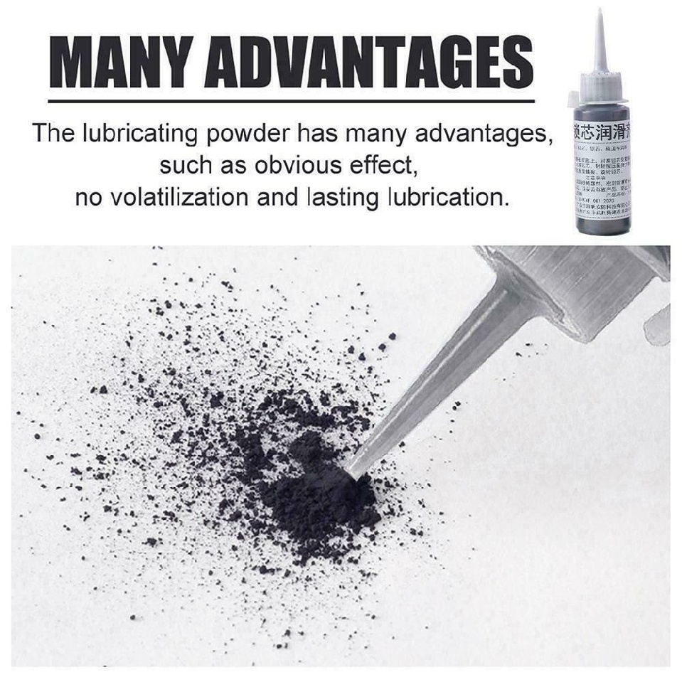 Graphite Fine Powder Lubricant for Lock Locksmith Cylinder Car Padlock Rand Tool