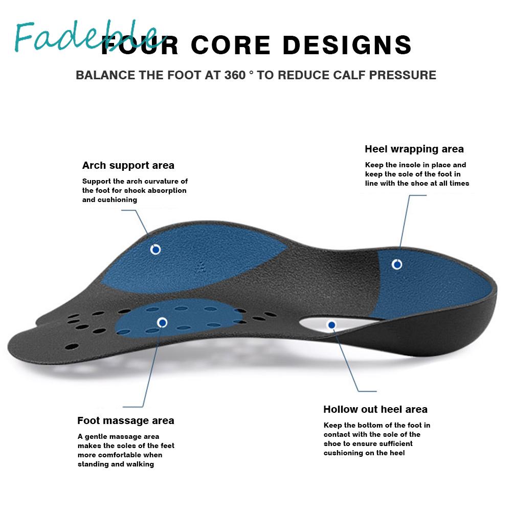 Đệm Lót Giày Hỗ Trợ Điều Chỉnh Tư Thế Thoáng Khí Cho Nam Và Nữ