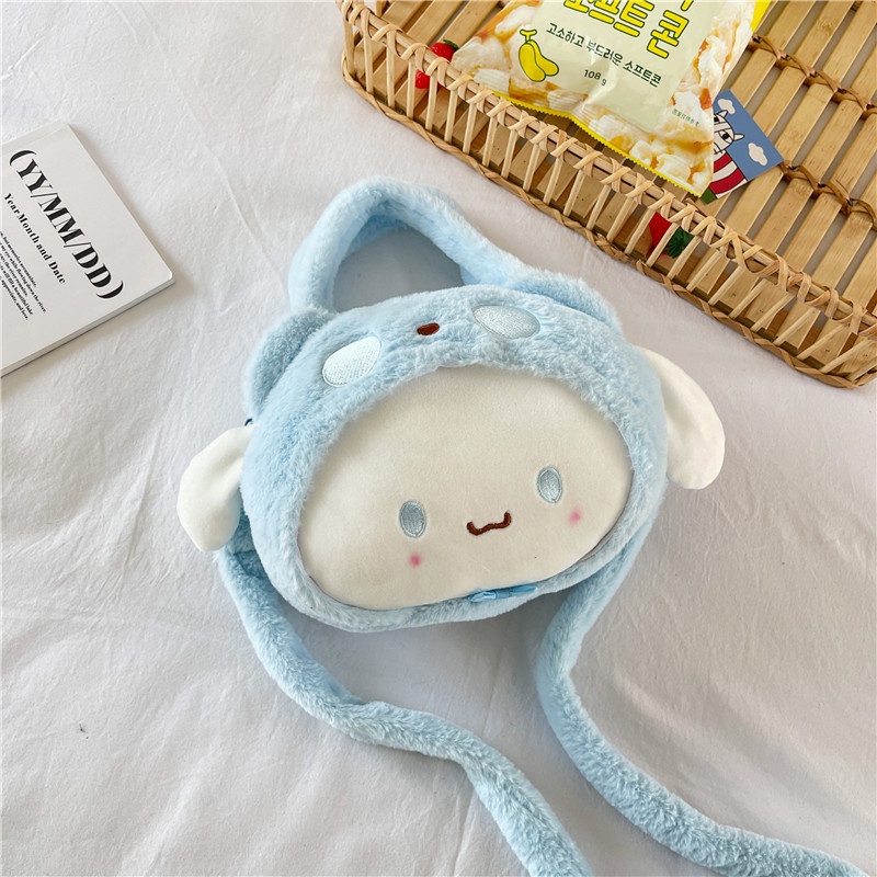 Sanrio Túi Đeo Chéo Hình Thú Nhồi Bông Dễ Thương