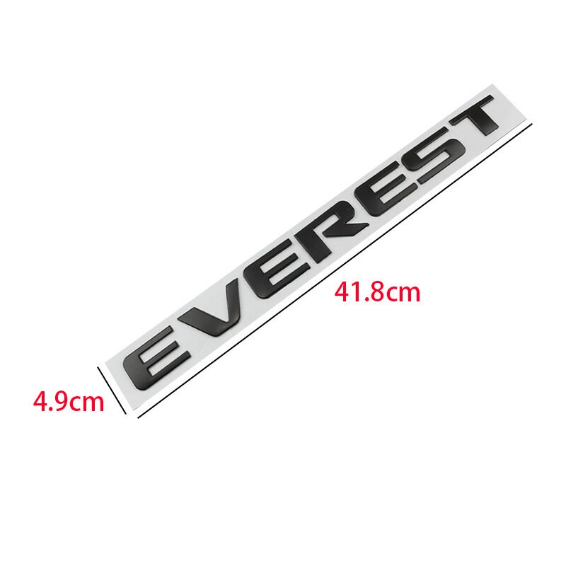 Logo Chữ EVEREST Bằng ABS Trang Trí Mui Xe Hơi FORD
