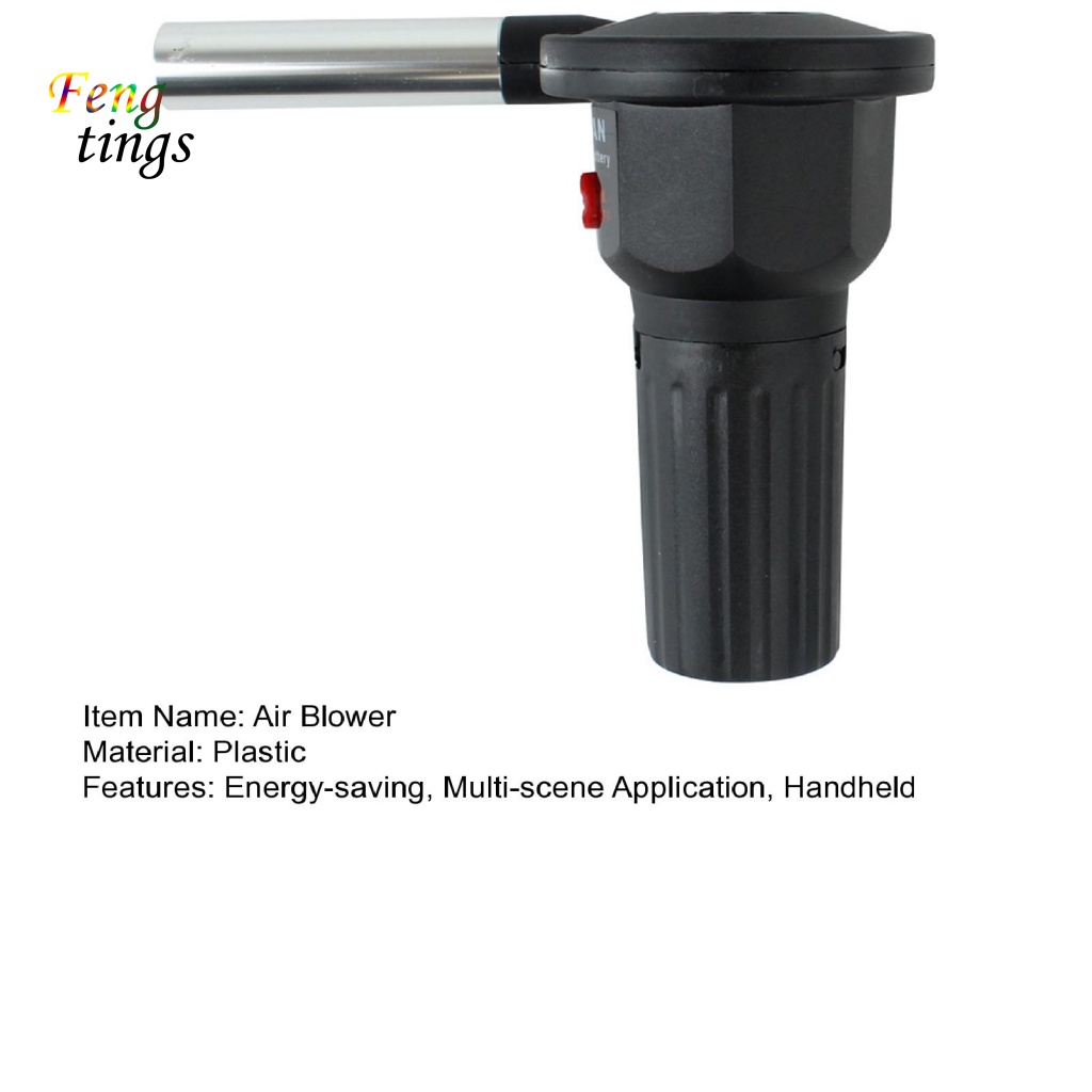 Quạt Thổi Khí Cầm Tay Tiết Kiệm Năng Lượng Bằng Nhựa Tiếng Ồn Thấp Dùng Cho Cắm Trại Ngoài Trời