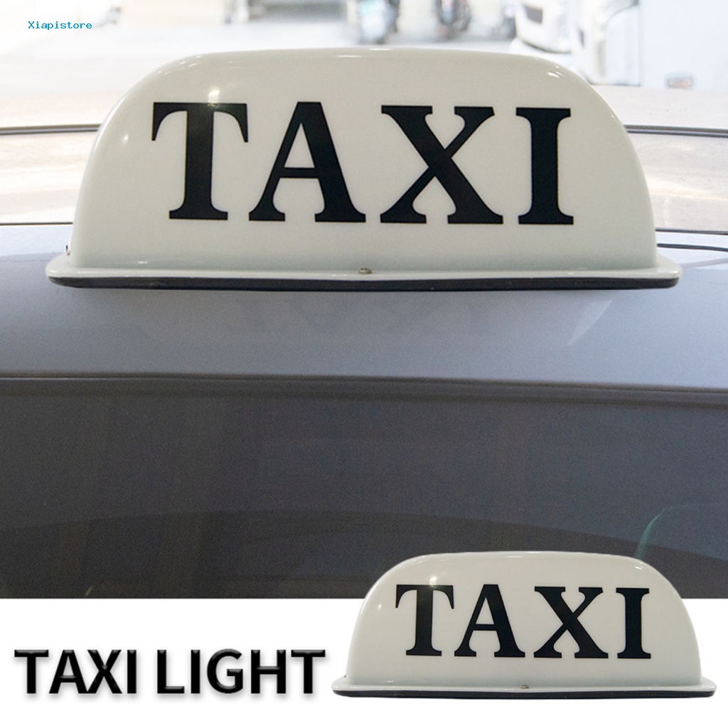 Biển Hiệu Taxi 12V Có Nam Châm Gắn Nóc Xe Hơi Chống Thấm Nước