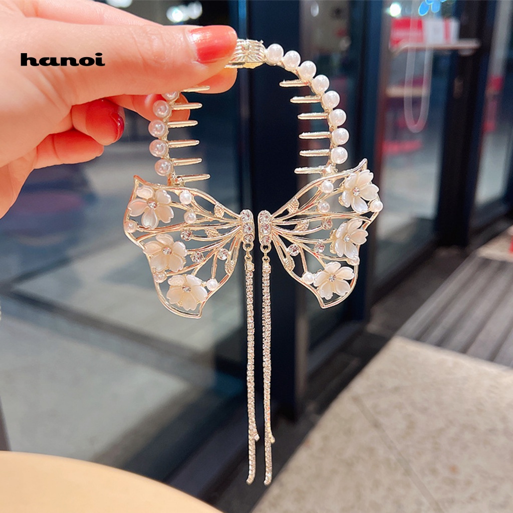 Kẹp Tóc Đính Ngọc Trai Và Hoa Xinh Xắn Cho Nữ