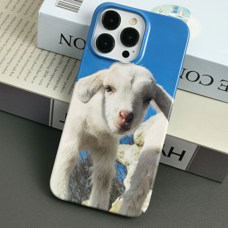 Ốp Điện Thoại Họa Tiết Chú Cừu Vui Nhộn Mặt Nhám Cho iPhone13promax 12promax 11promax 14promax