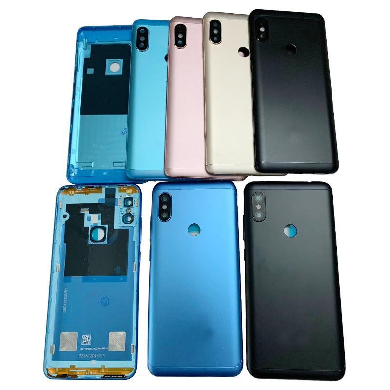 Nắp Lưng Điện Thoại Có Khung Bảo Vệ Ống Kính Thay Thế Chuyên Dụng Cho Xiaomi Redmi Note 5 Pro Note 6 Pro
