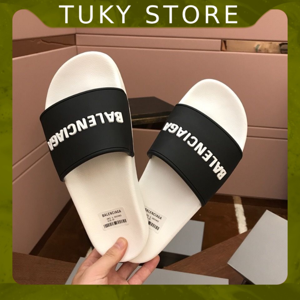 Dép nam quai ngang 3alen chữ trắng - dép 3alen VIP