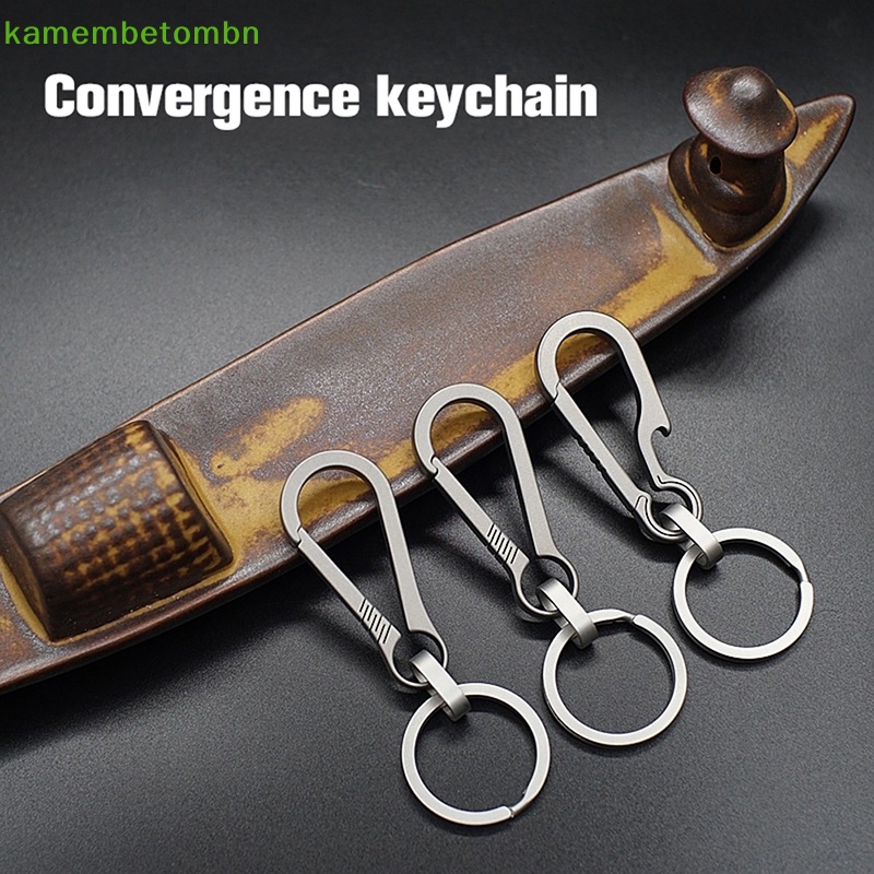 Kamembbn Móc Chìa Khóa Bằng Hợp Kim Titan Dùng Ngoài Trời vn