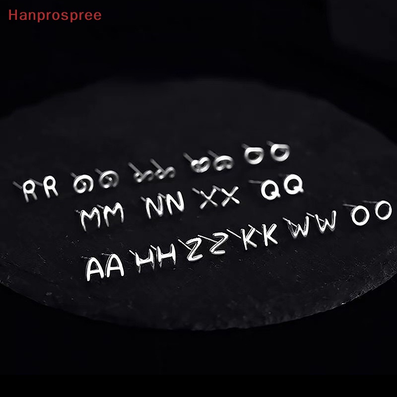 1 Đôi Bông Tai 26 Chữ Cái A-Z Thời Trang Cho Nữ