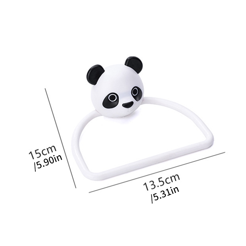 Giá Treo Khăn Gắn Tường Không Cần Khoan Họa Tiết Hoạt Hình Dễ Thương YK