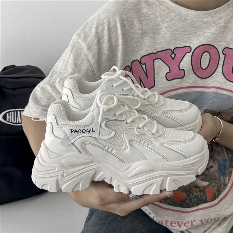 Giày Thể Thao Lưới Mũi Tròn Thời Trang Năng Động Dành Cho Nữ