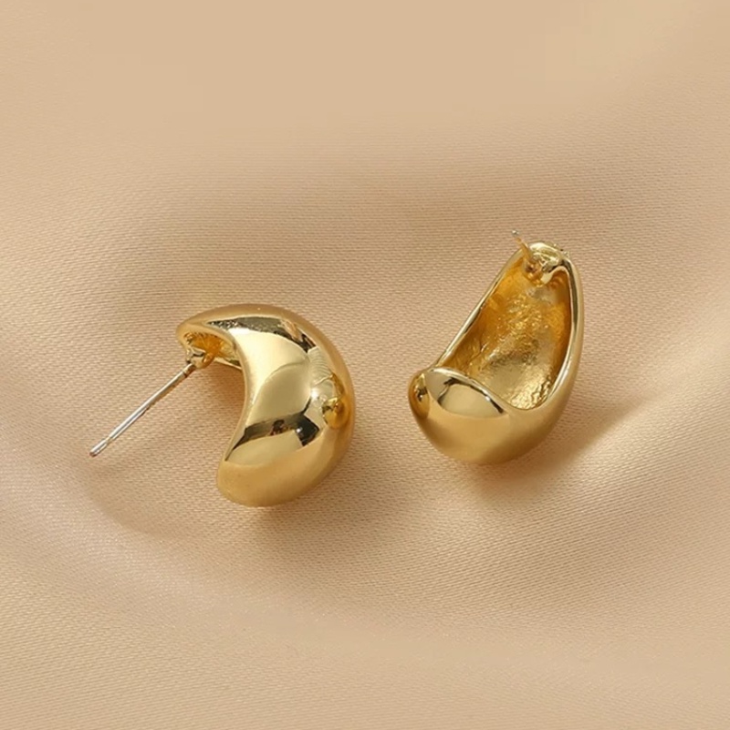 Bông Tai Hợp Kim Hình Hạt Đậu Nhỏ Phong Cách Retro Sang Trọng Thời Trang Cho Nữ