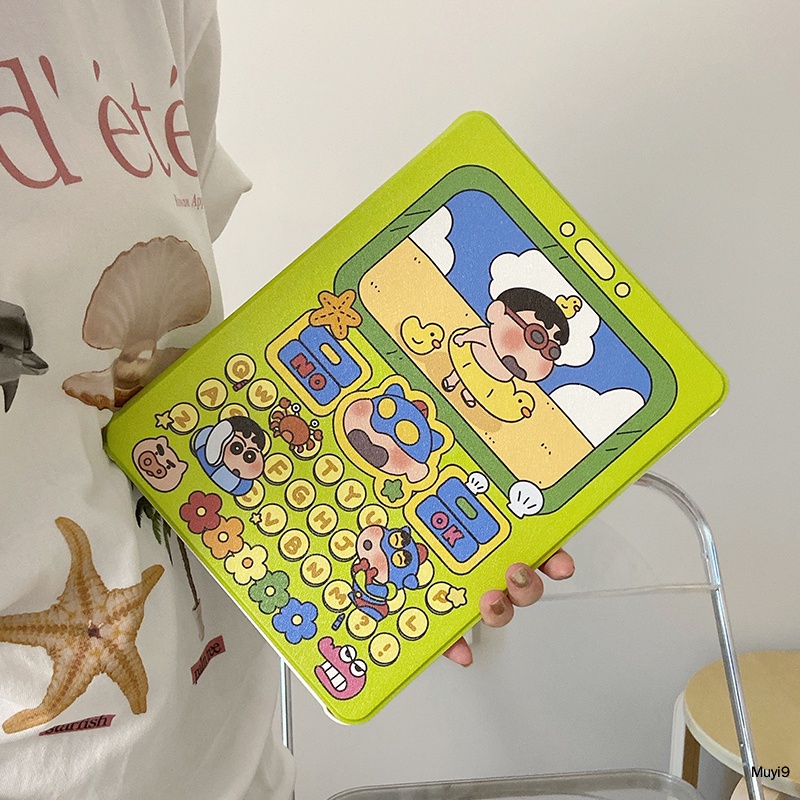 Bao Da Máy Tính Bảng In Hình Shin-chan Thời Trang Cho Ipad 10.2 Ipad 10Th Mini 6 Ipad 9.7 Air 10.9 Pro 11 / Ipad 12.9 Ipad 9Th Ốp