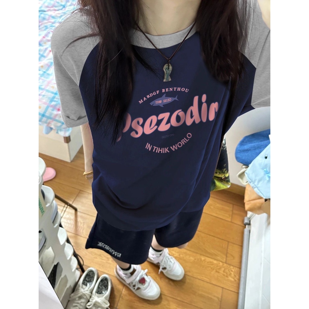 Áo Thun Baby Tee Psezodir chất cotton khô Áo Phông Tay Lỡ from siêu đẹp