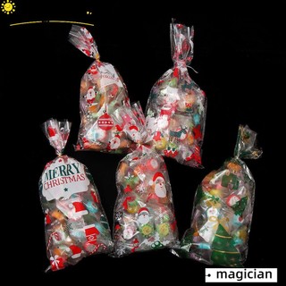 Set 50 túi đựng kẹo họa tiết giáng sinh dễ thương