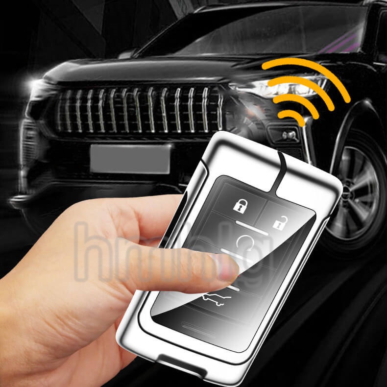 Vỏ Bọc Chìa Khóa Điều Khiển Từ Xa Bằng Da Và Hợp Kim Kẽm Cho Xe Hơi Chevrolet Captiva