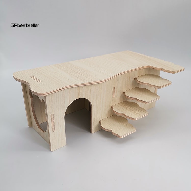 Thang Leo Bằng Gỗ Tự Nhiên Cho Chuột Hamster