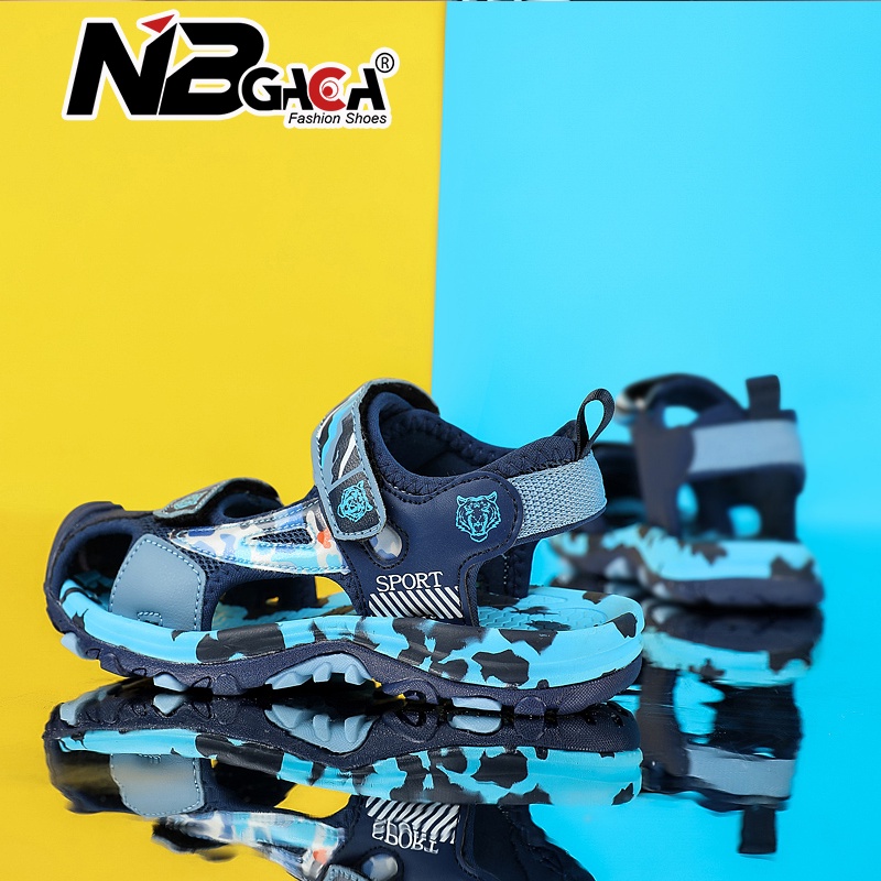 Sandal Đi Biển Thiết Kế Mới Năng Động Thời Trang Mùa Hè Dành Cho Bé Trai Từ 27-38