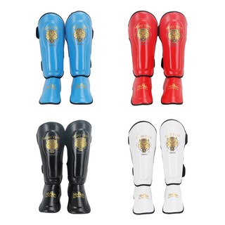 Tiger Patten Boxing MMA Muay Thái Shin Guards Kickboxing Chân Miếng Lót Thiết Bị Bước Chân Bảo Vệ Gear