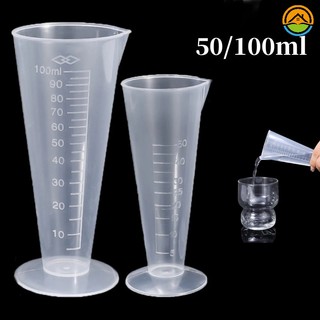 Cốc đong bằng nhựa trong suốt 50 / 100ml