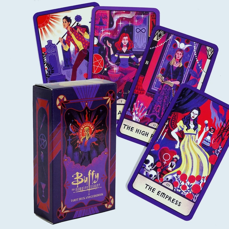 78 Cards Buffy the Vampire Slayer Tarot Deck Follow the wisdom of Buffy beautifully illustrated Fortune Telling Game Divination