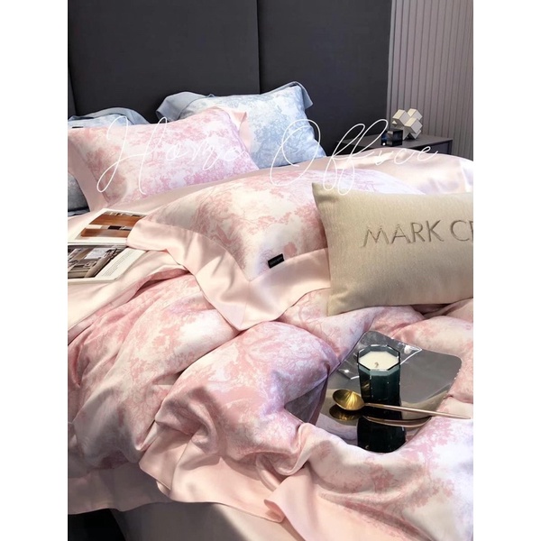 Bộ Chăn Ga Xuân Hè MarkCross x Dior 2023 Tencel 100s siêu mềm mịn, thoải mái sang trọng gaubedding_store