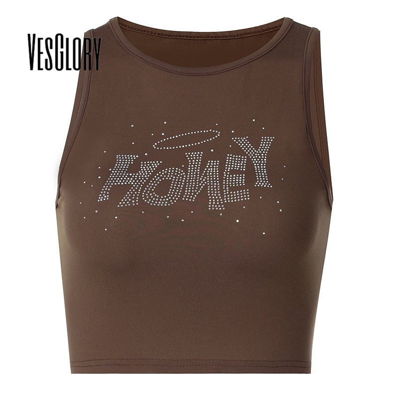 Áo Tank Top Cổ Tròn In Họa Tiết Màu Tương Phản Thời Trang 2023 Cho Nữ