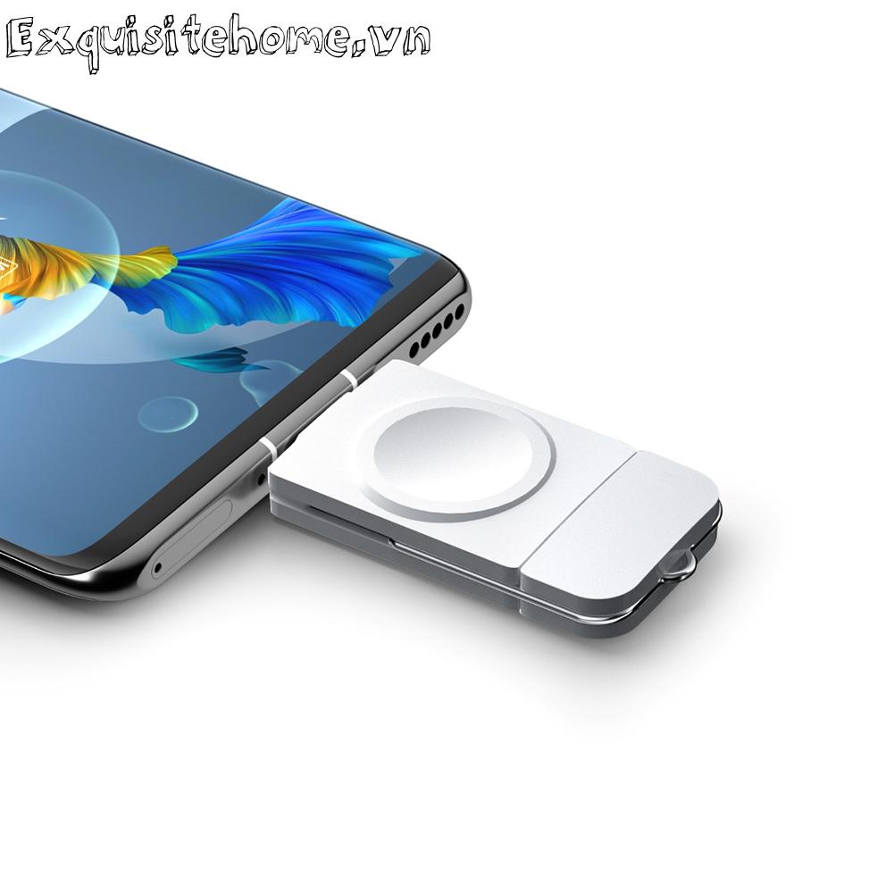 Đế Sạc Từ Tính Không Dây USB A Type-C Cho Samsung Galaxy Watch4 Classic / 4 / 3