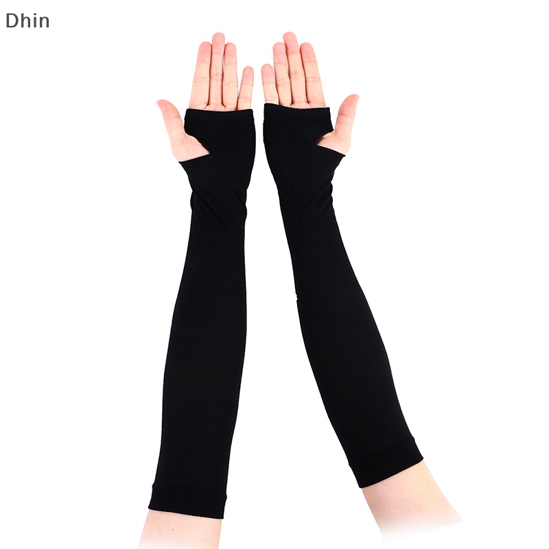 Găng Cánh Tay Chống Nắng / Tia Uv / Chống Trượt Bằng Lụa Mát Dùng Khi Lái Xe Ngoài Trời Vào Mùa