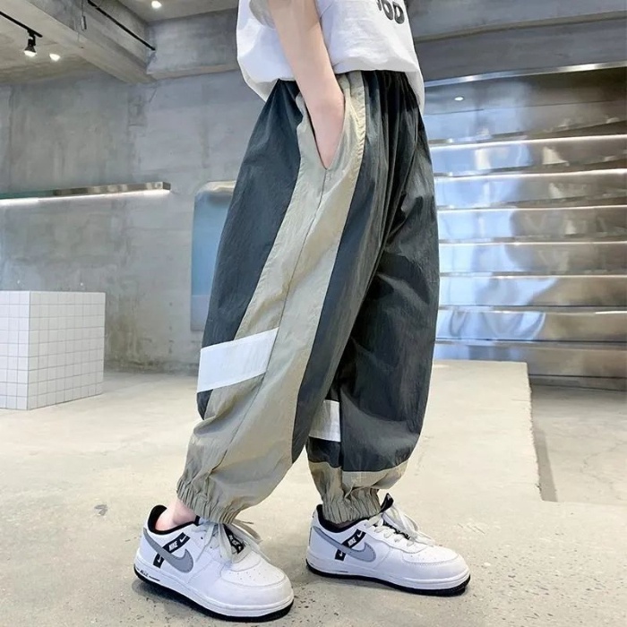 Quần Dài Thể Thao Rộng Rãi Phong Cách Hàn Quốc Mới 2023 Dành Cho Bé Trai