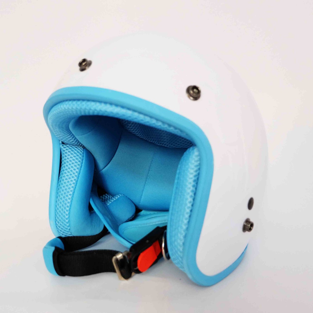 Mũ Bảo Hiểm 3/4 đầu Lót Xanh Cao Cấp Như Hình - Hàng CTY-Cam Kết Chất Lượng Giống Hình 100%