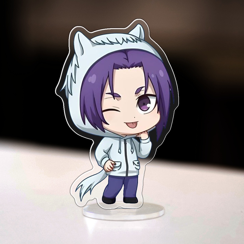 Mô hình Mini Conan Standee Chibi Blue Lock Yoichi Isagi Bachira Chigiri Mikage Anime Manga trang trí góc học tập cao 3cm