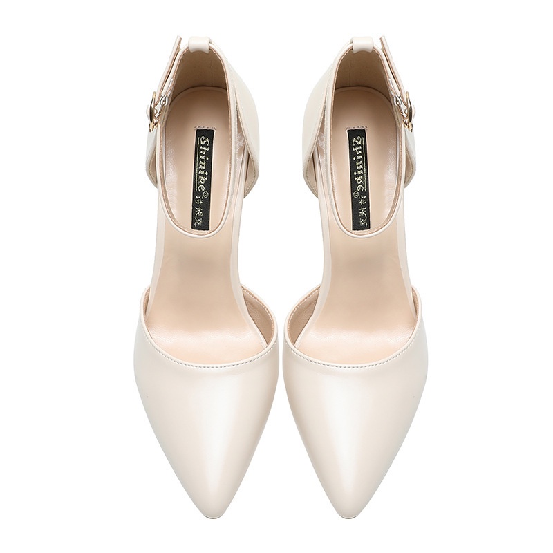 Giày Cao Gót Da Mũi Nhọn Thời Trang Dành Cho Nữ