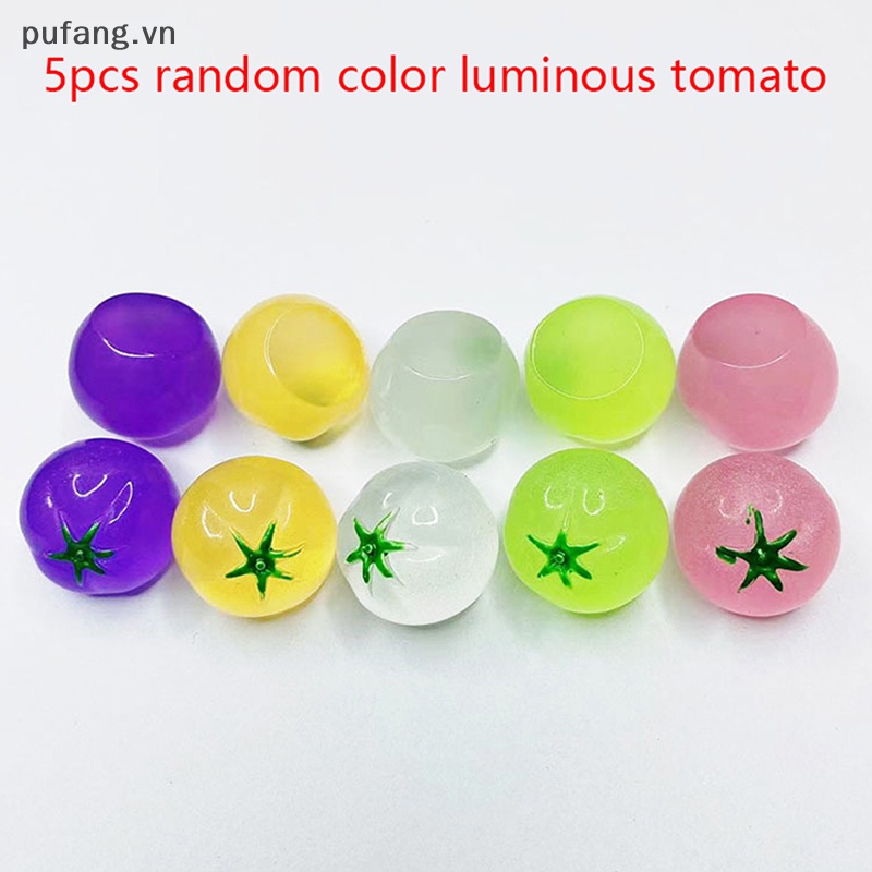 Bộ 5 Quả Cà Chua Nhựa Phát Quang Dùng Để Trang Trí