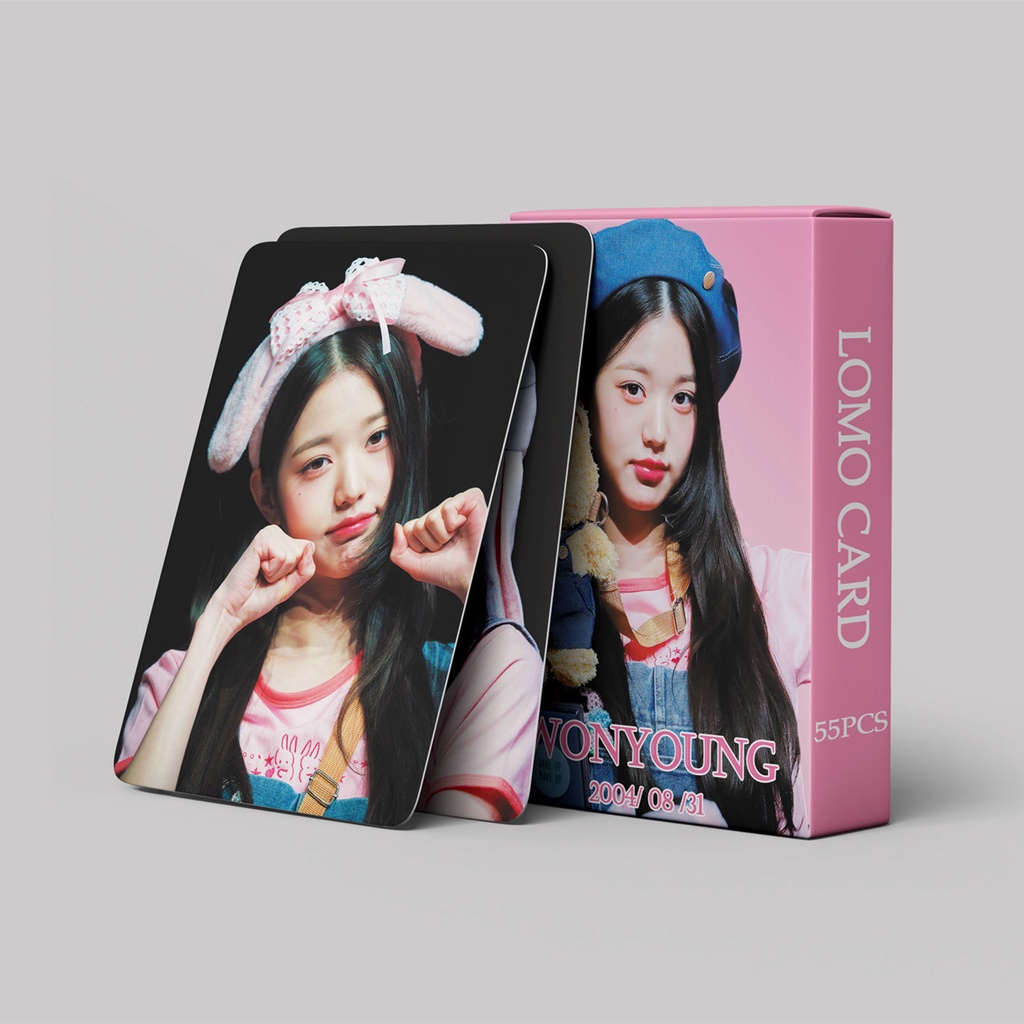 55pcs/box WONYOUNG IVE Photocards Lomo Cards Kpop Postcards Collection New Arrivals