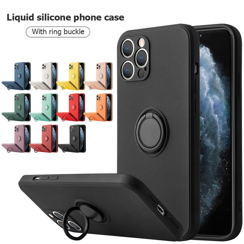 Ốp Điện Thoại Có Vòng Đỡ Nam Châm Cho iPhone 13 Pro Max Mini
