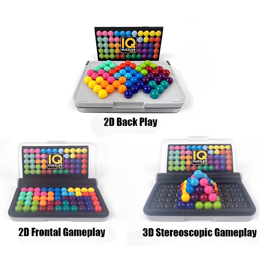 SMART GAMES IQ FIT IQ PUZZLER PRO INTELLIGENCE PYRAMID MAGIC BEAD CHILDREN MONTESSORI PUZZLE TOYS