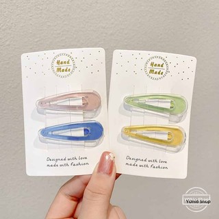Kẹp Tóc Nhiều Màu Sắc Phong Cách Hàn Quốc Đơn Giản