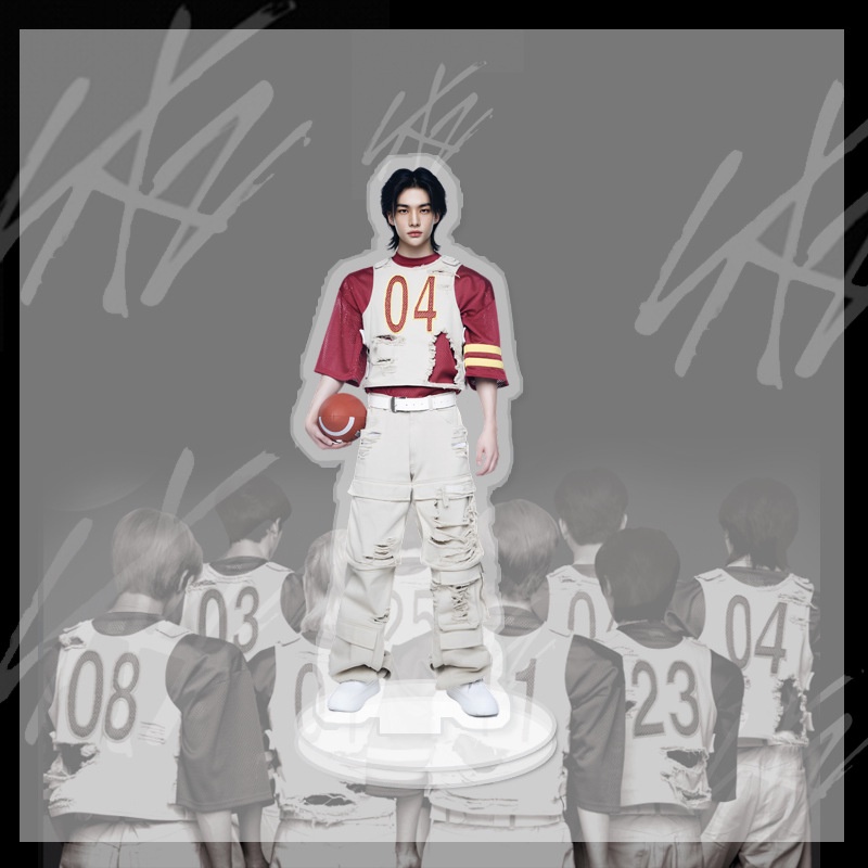 Phụ Kiện Trang Trí Hai Mặt Bằng Acrylic Kpop Stray Kids Mới