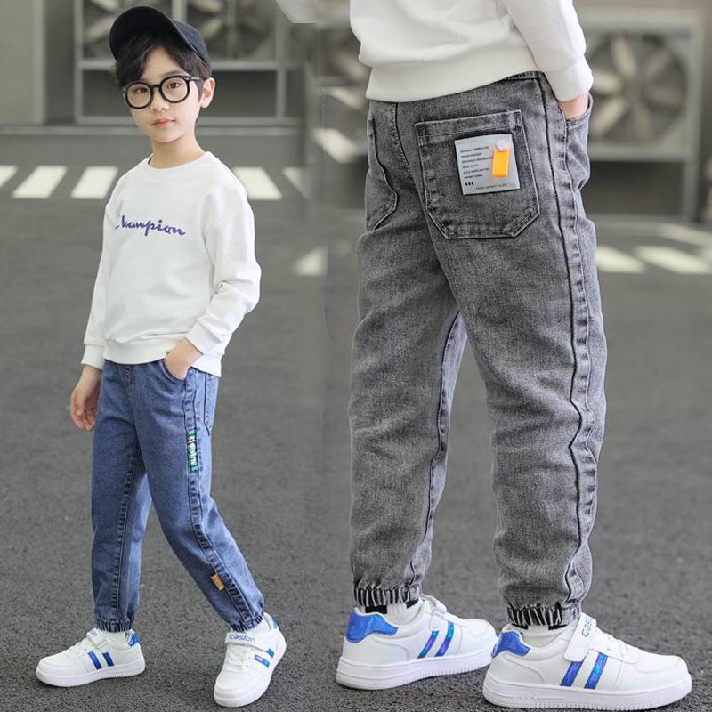 Quần jeans Dài Phong Cách Hàn Quốc Mới Cho Bé Trai