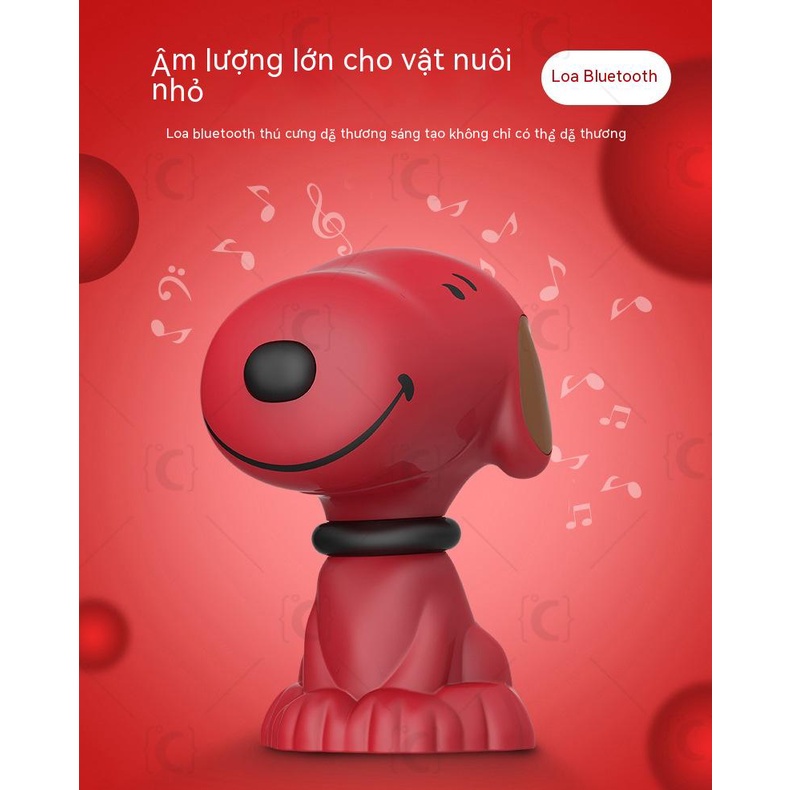 Phim Hoạt Hình Chú Chó Loa Bluetooth Không Dây Mini Thú Cưng Dễ Thương Wangchai Món Quà Mới Sáng Tạo Dễ Thương