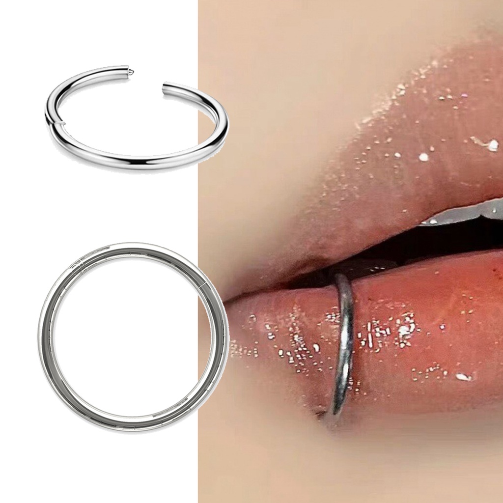 Khuyên Mũi / Môi / Tai Bằng Thép Không Gỉ Thời Trang Cá Tính Cho Nữ