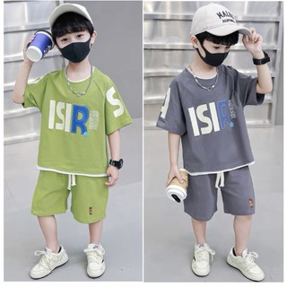Bộ thun bé trai cotton iris ld2365